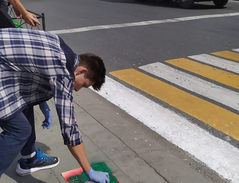 Администрация Кировского района провела акцию «Безопасный пешеход»