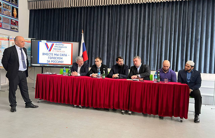 Встреча жителей села Шамхал-Термен  по информационному обеспечению выборов Президента Российской Федерации